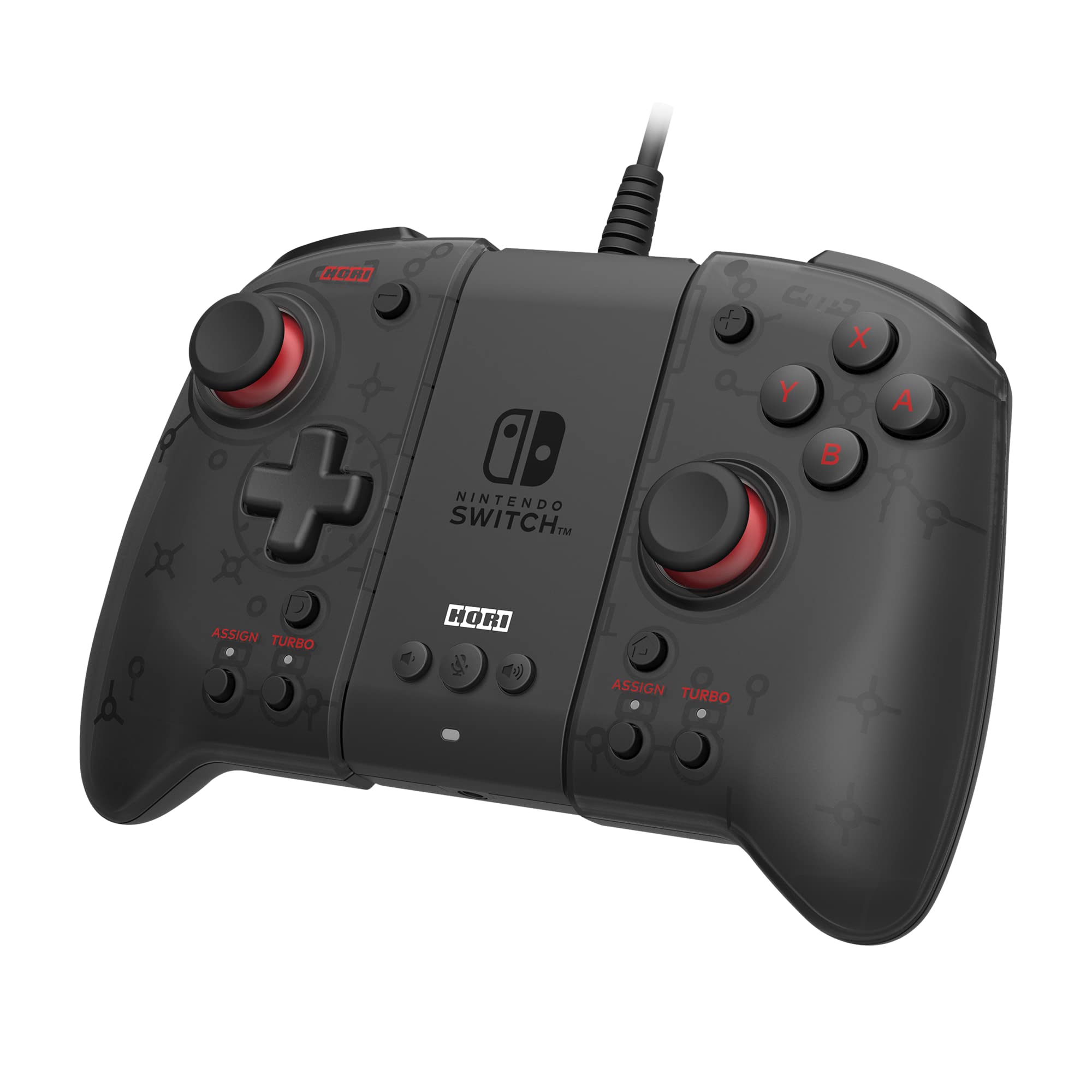 hori USB Split Pad Pro (Noir + Support) pour Nintendo Switch hori USB Split Pad Pro (Noir + Support) pour Nintendo Switch